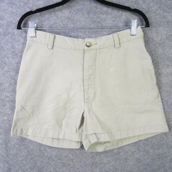 GAP Factory Store Shorts Womens 8 Khaki Beige Casual Chino 100% Cotton Pockets - Picture 1 of 8